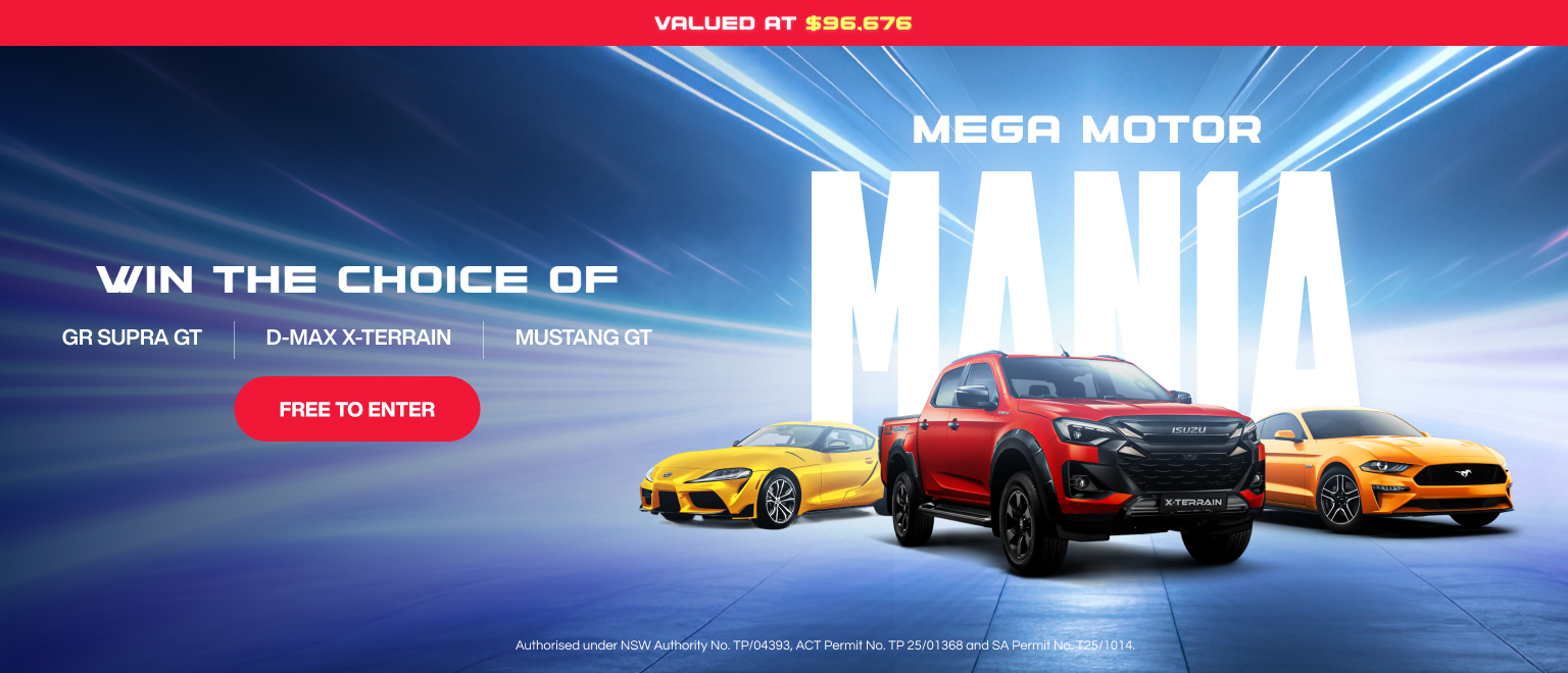 Mega Motor Mania - Banner
