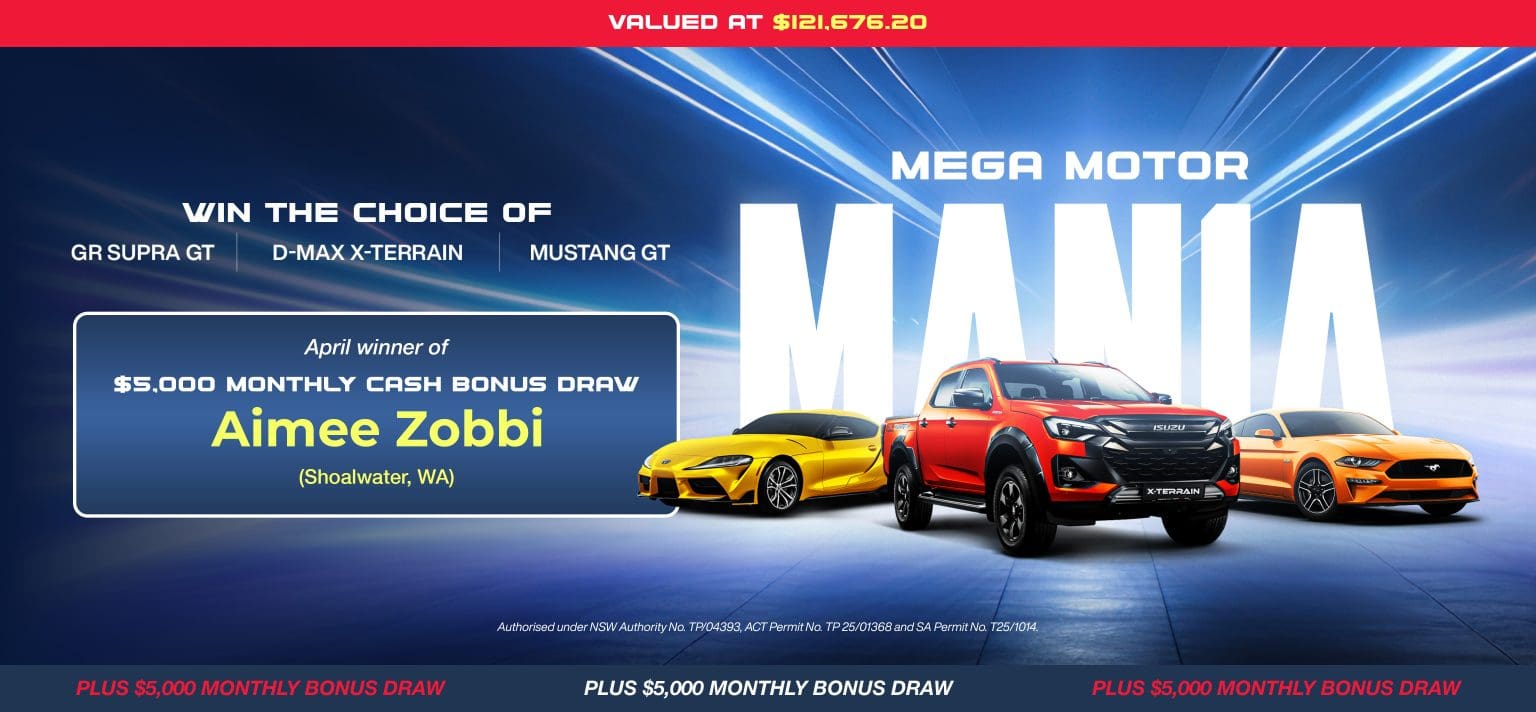 Mega Motor Mania - April Winner - Desktop